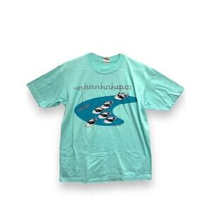 VTG 80s Humuhumunukunukuapua'a Fish Graphic T-Shirt Hawaii Single Stitch Wmns M